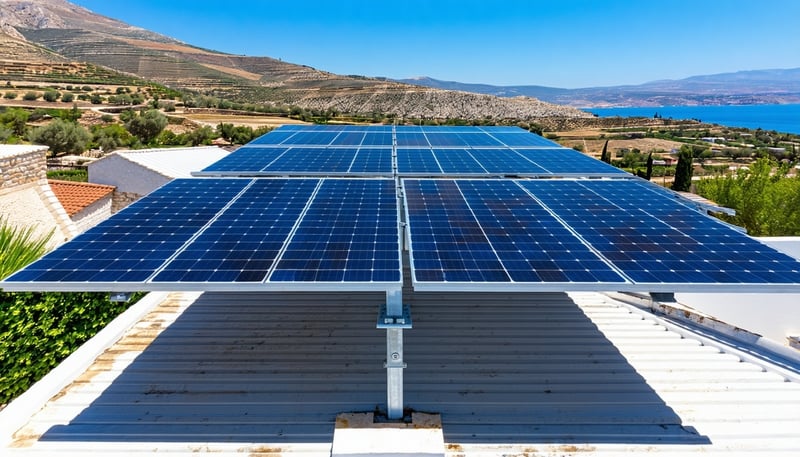 Vesta Home Group solar installation in Crete